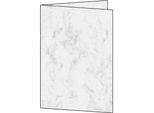 Sigel Pc Pieghevole, A5 (A4), 185 G/M², Cartoncino Grigio Marmo, Per Fotocopiatrici Laser A Getto D'inchiostro, Marmorizzato Su Entrambi I Lati (DC503)