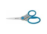 Westcott E-30770 00 Forbici Microban® Softgrip, Inossidabili, Asimmetriche, Grigio/Blu, 18 Cm