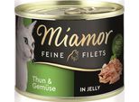 Miamor 185Gx12 Fini Filetti Gelee Tonno & Verdure