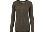 Urban Classics Donna - Maglione A Collo Lungo Oliva - Xs