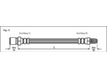 Tubo Freno 337Mm Metzger Per Lancia Y10 (156_)