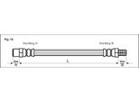 Tubo Freno 160Mm Metzger Per Vw Transporter T4