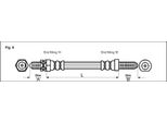 Tubo Freno 253Mm Metzger Per Ford Escort Iv