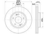 2 Dischi Freno Hella Per Kia Cee'd Hatchback (Ed)
