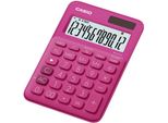Calcolatrice Da Tavolo Casio® MS-20UC-RD - Alimentazione A Energia Solare/Batteria, 12 Cifre, Display Lc, Rosso