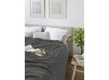 Biederlack Coperta Extra Morbida Uni Soft & Cover Antracite 150X200 Cm