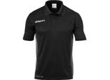 Uhlsport Football Score Polo Shirt Bambini Polo Nero Bianco Taglia 140