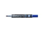 Pentel MWL5SBF-CX Marcatore Per Lavagna Bianca Maxiflo Flex-Feel, Blu