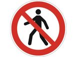 Cartello Di Divieto Asr A1.3/DIN En Iso 7010 Vietato Ai Pedoni Ku.