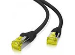 Helos 118164 Cavo Patch S/Ftp Cat 6A Nero 7,5M