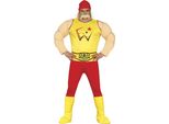 Costume Da Eroe Sportivo, Lottatore, Combattente, Avventuriero, Taglia: 46 - 48 (S) Colore: Giallo