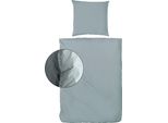 Biancheria Da Letto Hahn In Cotone Stone Washed Salvia 135X200 Cm + 80X80 Cm