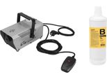 Eurolite N-10 Argento + B2D Set Base Per Nebbiogeni Con Telecomando A Cavo, Con Indicatore Di Livello, Con Staffa Di Montaggio (20000538)
