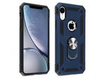 Avizar, Custodia Ibrida Per Cellulare Con Supporto Ad Anello Per Apple Iphone Xr, Blu Scuro