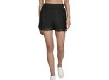 Urban Classics Pantaloncini Da Donna Pantaloncini Con Lacci Da Donna Nero-Xs