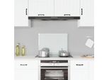 Vidaxl Alzatina Da Cucina In Vetro Temperato Trasparente 70X50 Cm