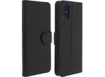 Avizar, Flip Cover Portafoglio, Custodia In Similcuoio Per Samsung Galaxy A51, Nero