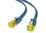 Helos 205242 Cavo Patch Ultrapiatto Cat 6A Blu 7,5 M