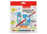 Bruynzeel Kids Matita Colorata Esagonale 24 Scatola Di Cartone