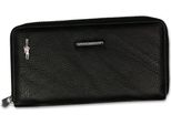 Jennifer Jones Borsa Da Polso Da Donna In Pelle Nera 19X10X2,5 Incl. Ciondolo A Forma Di Fata D2OTJ504S