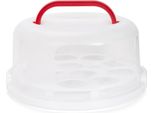 Scatola Rotonda In Plastica Per Torte E Cupcake 30 Cm