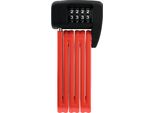 Abus Bordo Lite 6055C Serratura A Libro - Con Codice A Combinazione - Serratura A Combinazione Ultraleggera In Acciaio Speciale - Livello Di Sicurezza Abus 7 - 60 Cm - Rosso