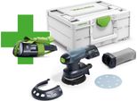 Levigatrice Rotorbitale A Batteria Festool Etsc 125-Basic-Ergo 18 V 125 Mm Brushless ( 577030 ) + 1X Batteria Ricaricabile 3,0 Ah + Systainer - Senza Caricabatterie
