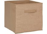 Contenitore Hessian, 31 X 31 Cm, Beige