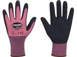 Guanti Lady Flexter Taglia 6 Rosa/Nero En 420/EN 388 Psa Ii Stronghand