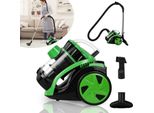 Tolletour Hoover Aspirapolvere Senza Sacco Filtro Hepa 900W Aspirapolvere Ciclonico 3 Punte 3L