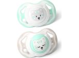 Ciuccio Simmetrico Baby Ono 3-6M 2Pz Grigio E Menta