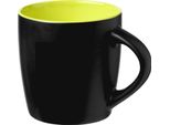 Tazza Bullet In Ceramica Riviera PF243 (8,4 X 8,8 Cm) (Nero Pieno/Lime)
