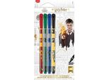 Maped 749600 4 Maped Harry Potter Fineliner Farbsortiert 0,8 Mm