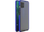 Custodia Spring Case Custodia Per Telefono In Tpu Con Cornice Colorata Per Xiaomi Redmi 10X 4G/Xiaomi Redmi Note 9 Blue