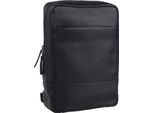 Leonhard Heyden Pelle Borsa A Tracolla Borsa A Tracolla Hamburg Crossbag Black Nero