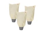 Gardebruk® Protezione Invernale Per Piante Sacchetti Set Da 3 60X80 Cm 70G/M² Antigelo Giardino Cappuccio Piantine