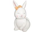 Salvadanaio Per Bambini "Rabbit"" - Bianco - H22 Cm - Atmosphera CréAteur D'intéRieur"