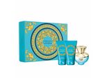 Versace Dylan Turquoise Pour Femme Set Eau De Toilette, 50Ml + Gel Doccia 50Ml + Lozione Corpo 50Ml