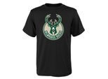 Outerstuff Nba Primary Logo Maglietta A Maniche Corte Junior, Milwaukee Bucks Taglia: S (8 Anni)
