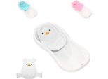 Rete Da Bagno Lorelli Per Bambini Pinguino, Clip In Plastica, Rete Da Bagno, Dalla Nascita Bianco