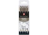 Sakura POXSDK4L Sakura Pigma Micron Fineliner-Set Farbsortiert 0,25 + 0,45 + 0,60 Mm, 4 St.