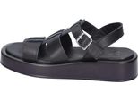 Post Xchange Plateau Sandaletten Nero Pelle Damen 31333132303130 Schwarz 40 Eu