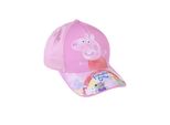 Berretto Estivo Peppa Pig - Berretto Per Bambini Con Stampa E Protezione Uv Rosa