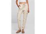 Urban Classics - Pantaloni Da Jogging A Vita Alta Da Donna, Bianchi - 5XL