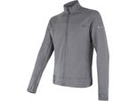 Felpa Sensor Merino Upper Celozip Uomo Grigio Taglia 2XL 18200035-04