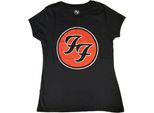 Foo Fighters - Maglietta Da Donna RO2979 (Xl) (Nero)