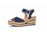 Gabor Scarpe Da Donna Sandali Alti Blu Casual, Numero Di Scarpe: Eur 38 | Uk 5
