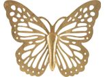 Mauro Ferretti Decorazione Da Parete Farfalla 43X2X35 Cm Color Oro