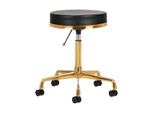 Sgabello Cosmetico H4 Oro Nero