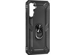 Custodia Ibrida Per Cellulare Con Supporto Ad Anello Per Samsung Galaxy A54 5G - Nero